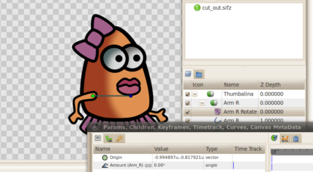 Thumbalina: My Cut-Out Character for Synfig