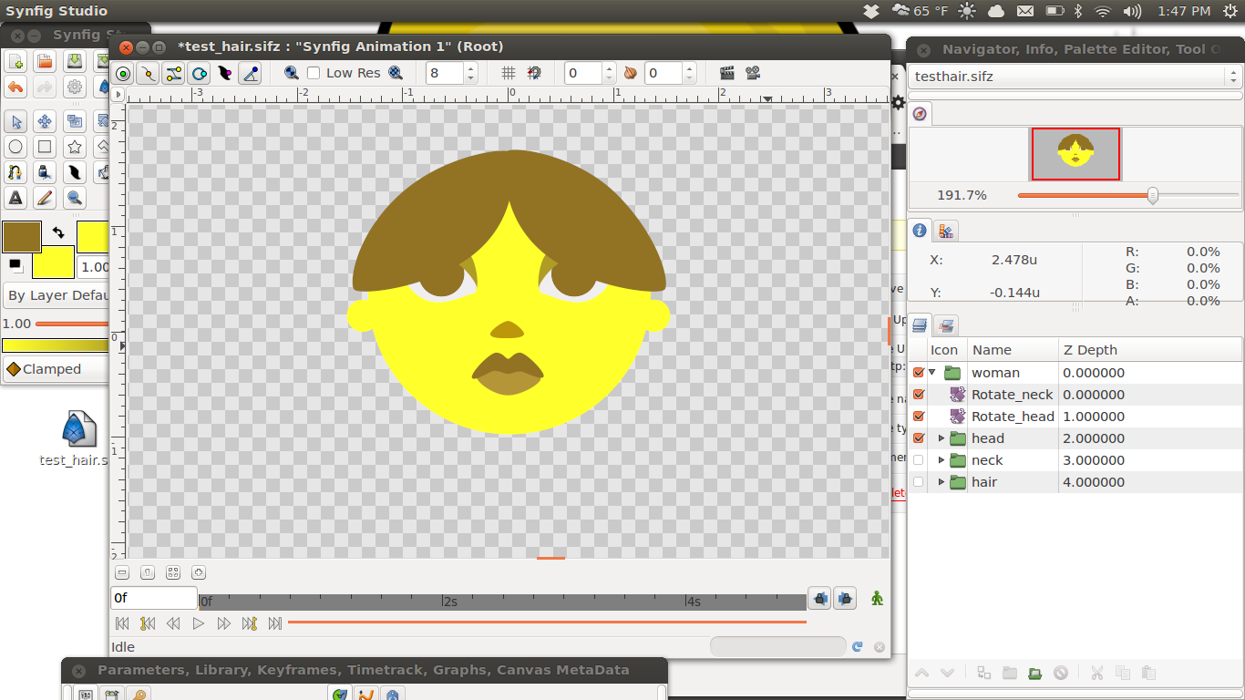 Palette Editor Panel - Synfig Animation Studio