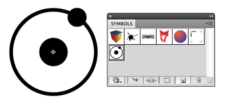 Make the atom a symbol for easier editing.